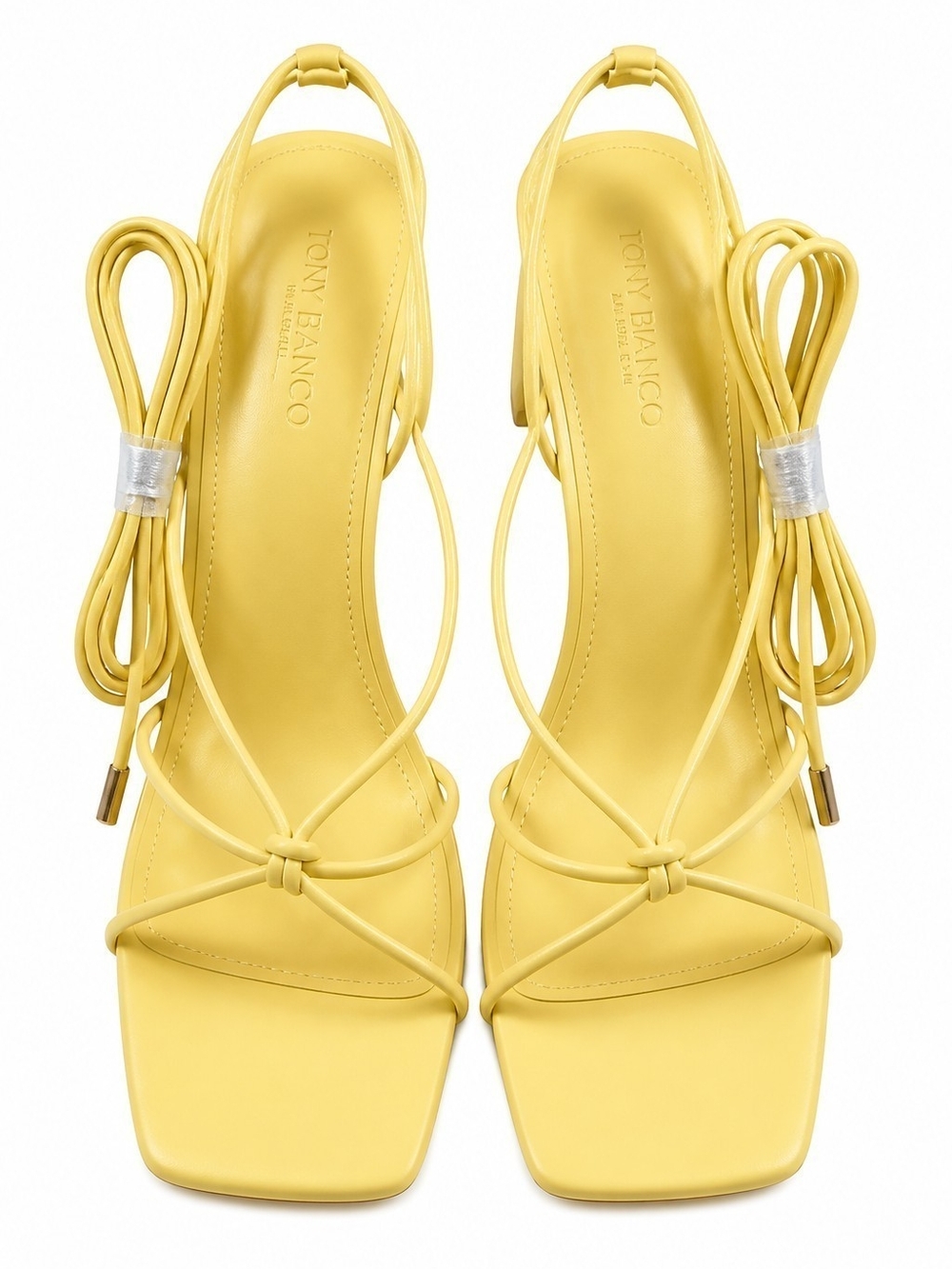 Lace-Up Square Toe Sandals